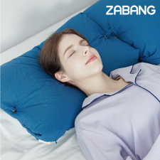 자방 더블레이어 에어칩 베개 맞춤 낮은 높이조절 경추 베개 20X40 블루 외 17종